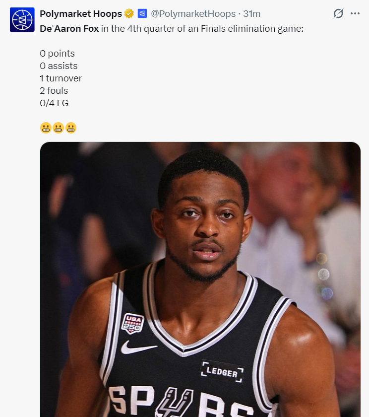 乐鱼体育太强了!总决赛场均32.6分,又一名二轮秀拿到FMVP,上一位是他